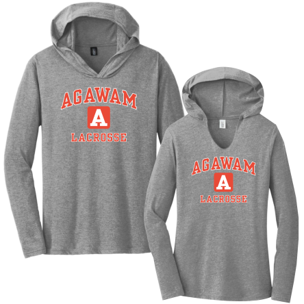 Tri-Blend Long Sleeve HOODED Tee