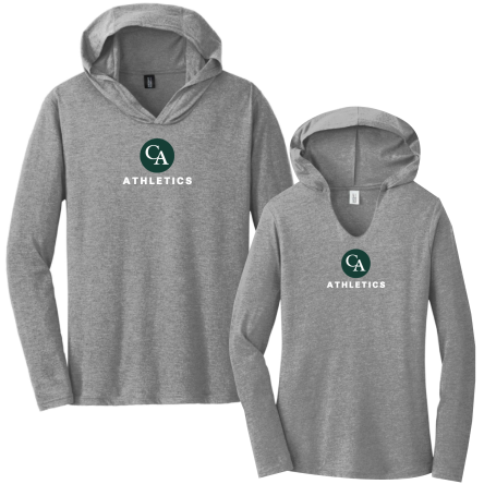 Tri-Blend Long Sleeve HOODED Tee