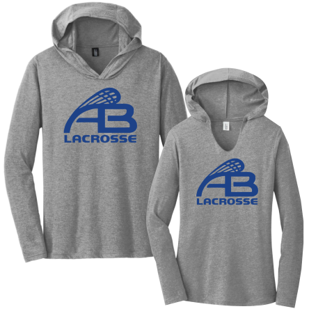 Tri-Blend Long Sleeve HOODED Tee