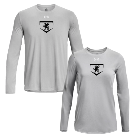 Under Armour Mod Grey LONG Sleeve TECH Tee