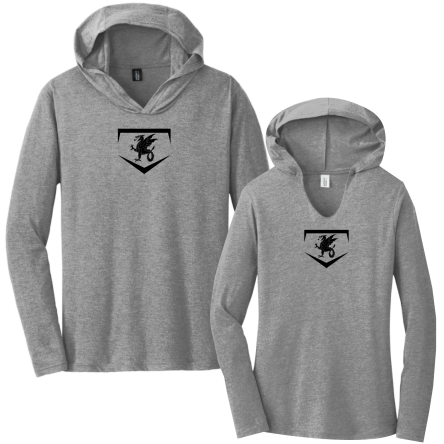 Tri-Blend Long Sleeve HOODED Tee