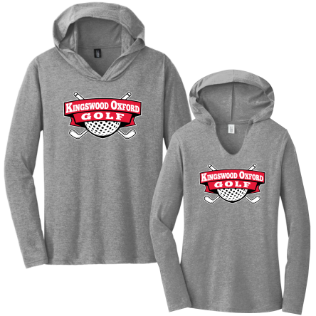 Tri-Blend Long Sleeve HOODED Tee