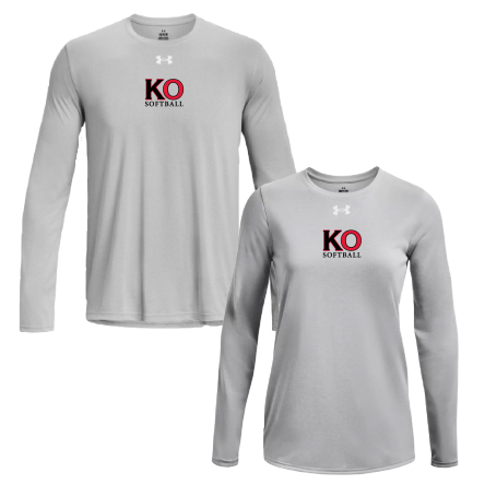 Under Armour Mod Grey LONG Sleeve TECH Tee