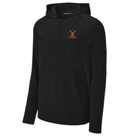 Classic 1/2 Zip LONG Sleeve HOODED JACKET