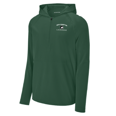 Classic 1/2 Zip LONG Sleeve HOODED JACKET