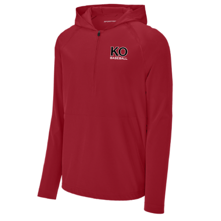 Classic 1/2 Zip LONG Sleeve HOODED JACKET