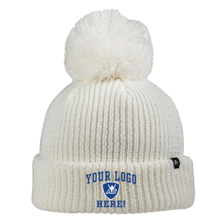 Ivory Pom Beanie