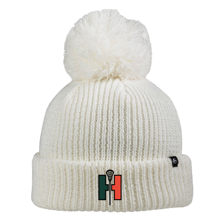Ivory Pom Beanie