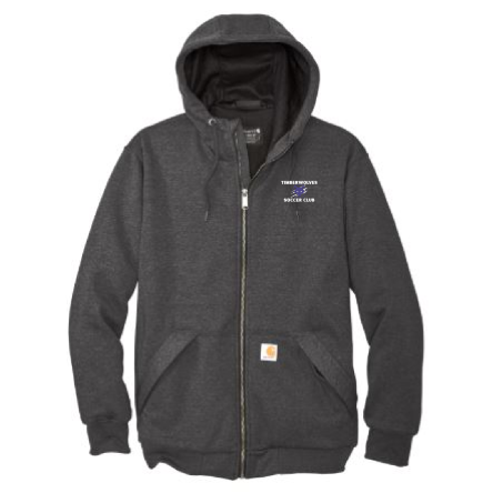 Carhartt® Midweight Thermal-Lined Carbon Full-Zip Sweatshirt