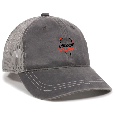 Charcoal/Grey Weathered Trucker Cap