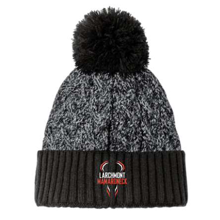 New Era Marled Knit Pom Beanie