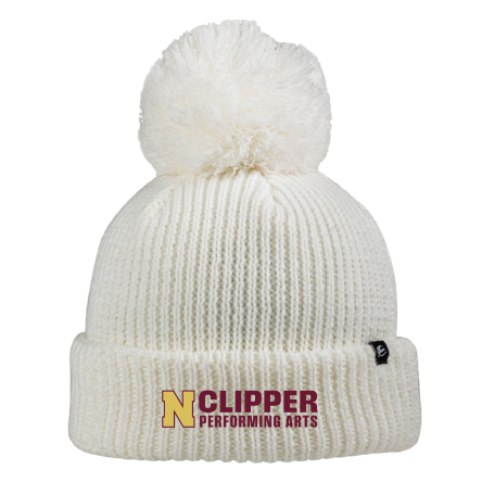 Ivory Pom Beanie