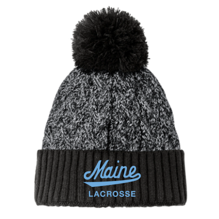 New Era Marled Knit Pom Beanie