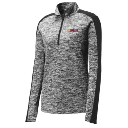 Electric Heather Colorblock 1/4 Zip Pullover