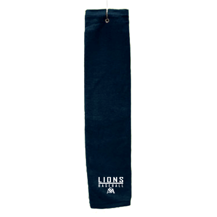 Navy Deluxe Golf Towel with Hook