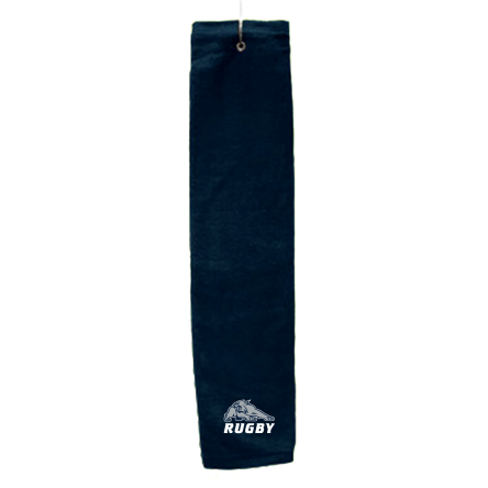 Navy Deluxe Golf Towel with Hook