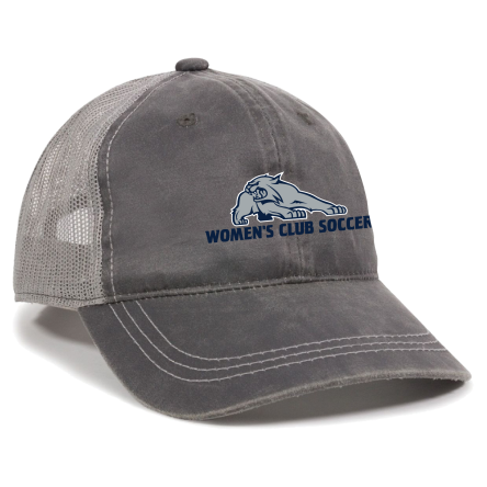 Charcoal/Grey Weathered Trucker Cap