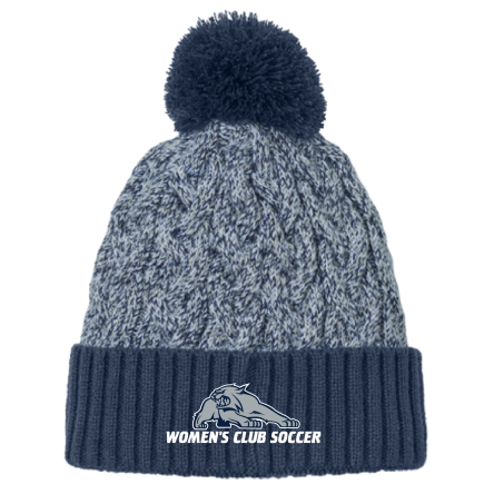 New Era Marled Knit Pom Beanie