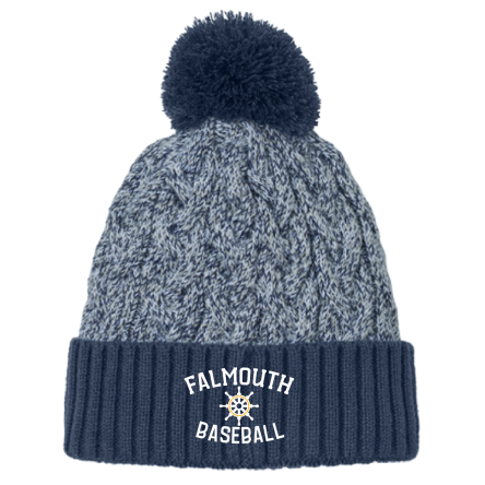New Era Marled Knit Pom Beanie