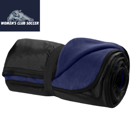 Classic Navy Fleece Travel Blanket