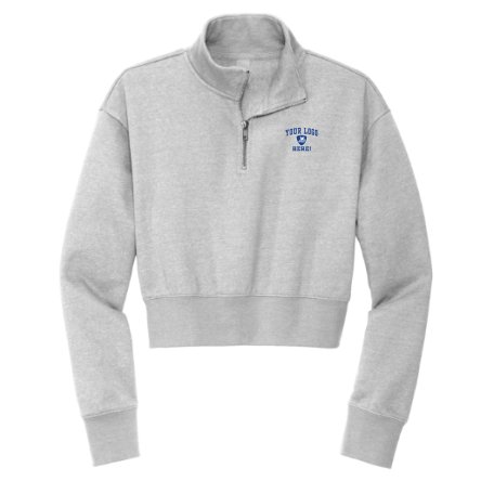 Women's Cropped Fleece 1/2 Zip