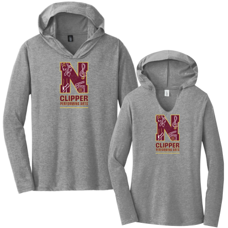Tri-Blend Long Sleeve Hooded Tee