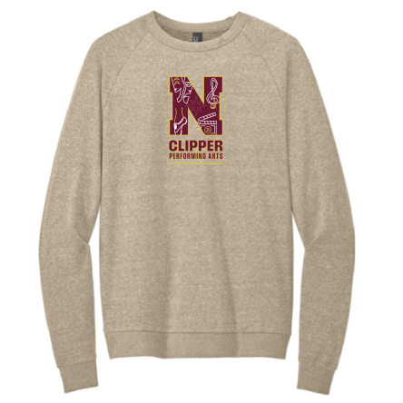 Ultra Soft Tri-Blend Fleece Crewneck Sweatshirt