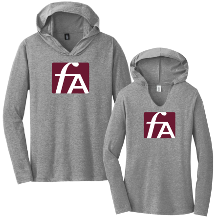 Tri-Blend Long Sleeve Hooded Tee