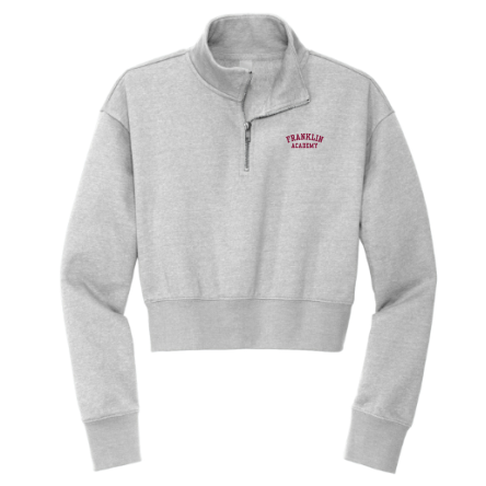 Women's Cropped Fleece 1/2 Zip