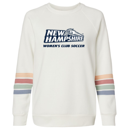 Women's Striped Crewneck Sweatshirt