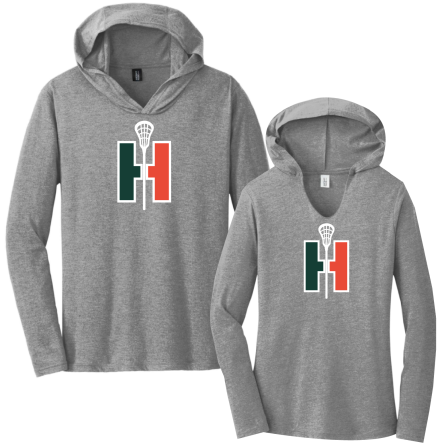 Tri-Blend Long Sleeve Hooded Tee