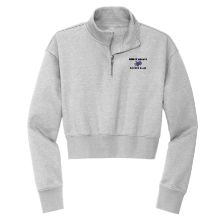 Women's Cropped Fleece 1/2 Zip
