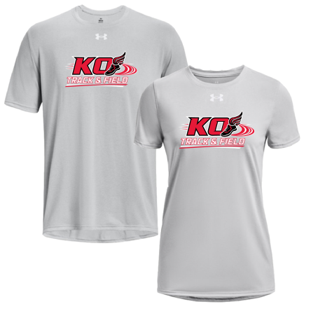 Under Armour Mod Grey SHORT Sleeve TECH Tee