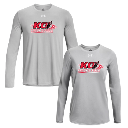 Under Armour Mod Grey LONG Sleeve TECH Tee