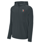 Classic 1/2 Zip Long Sleeve Hooded Jacket