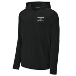 Classic 1/2 Zip Long Sleeve Hooded Jacket