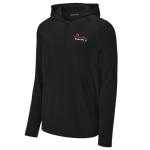 Classic 1/2 Zip Long Sleeve Hooded Jacket