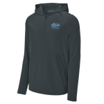 Classic 1/2 Zip Long Sleeve Hooded Jacket