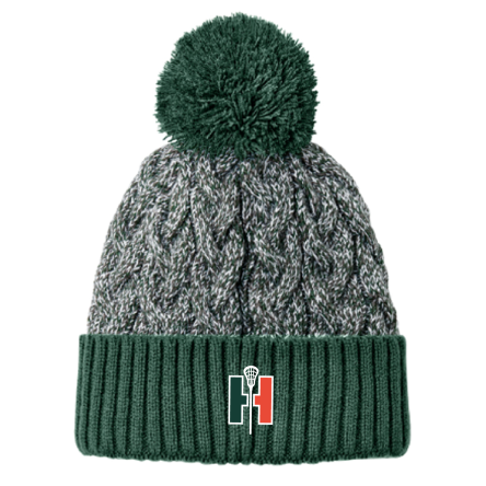 New Era Marled Knit Pom Beanie