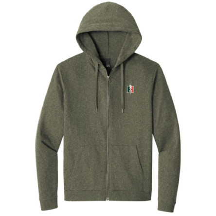 Ultra Soft Tri-Blend Fleece Full-Zip Sweatshirt