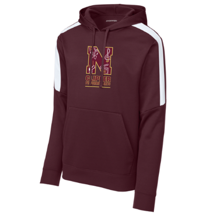 Striped Sleeve Performance Hoody