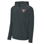 Classic 1/2 Zip Long Sleeve Hooded Jacket