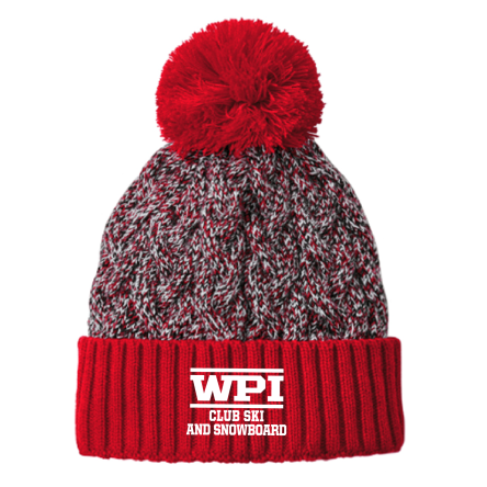 New Era Marled Knit Pom Beanie