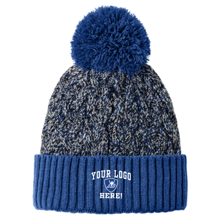 New Era Marled Knit Pom Beanie