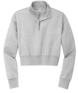 Women's Cropped Fleece 1/2 Zip