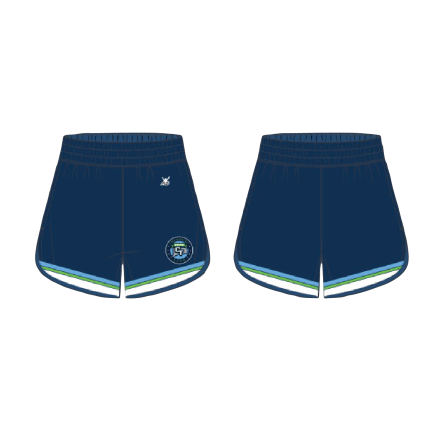 Atlantic Sportswear NAVY Sublimated Play Up Shorts