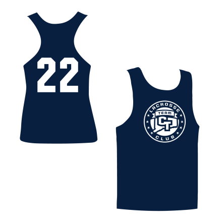 NAVY &amp; WHITE Mesh REVERSIBLE Tank