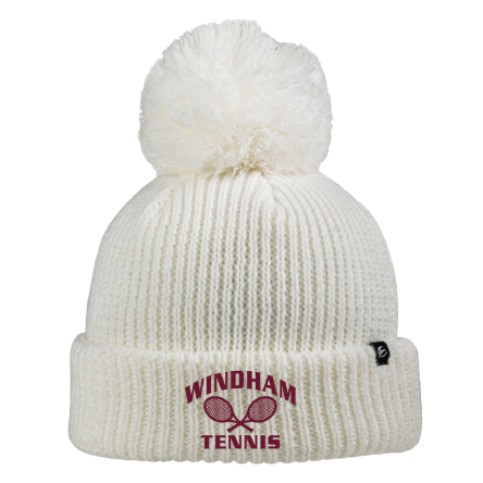 Ivory Pom Beanie