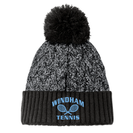New Era Marled Knit Pom Beanie