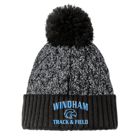 New Era Marled Knit Pom Beanie